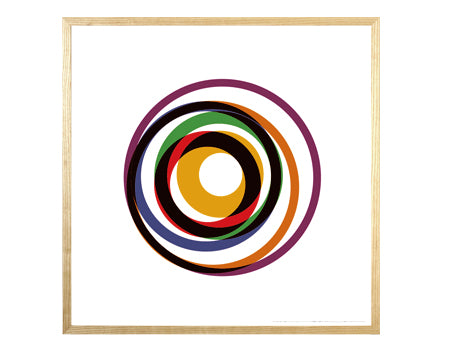 Max Bill / Poster "the variation 12 from fifteen variations on a single theme"