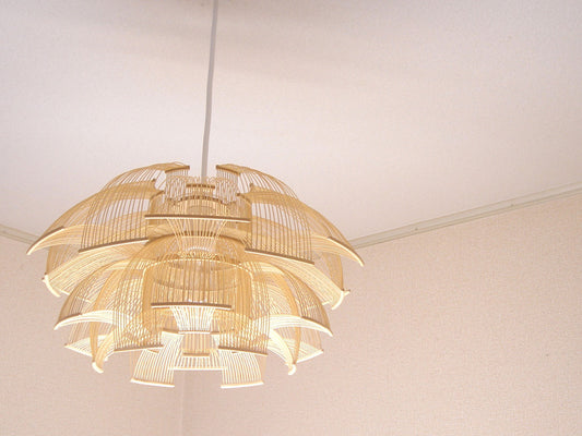 Toshiyuki Tani / Bamboo Pendant Lamp Shade / Hokore