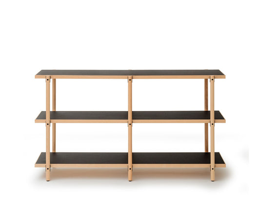 Kenji Ito / LOG / Wide 3 Tier Beech Wood Shelf
