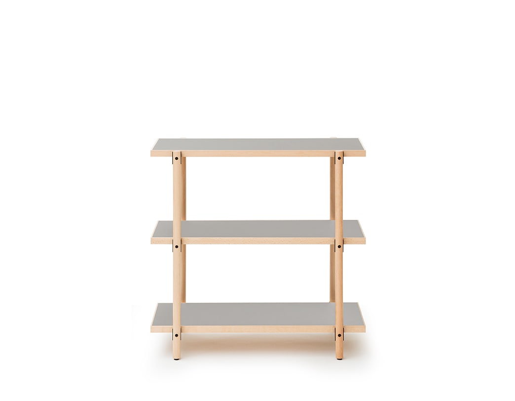 Kenji Ito / LOG / 3 Tier Beech Wood Shelf