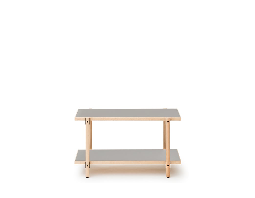 Kenji Ito / LOG / 2 Tier Beech Wood Shelf