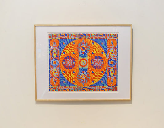 TOSHINOBU ONOSATO / Silk screen / A.S.-17 natural frame