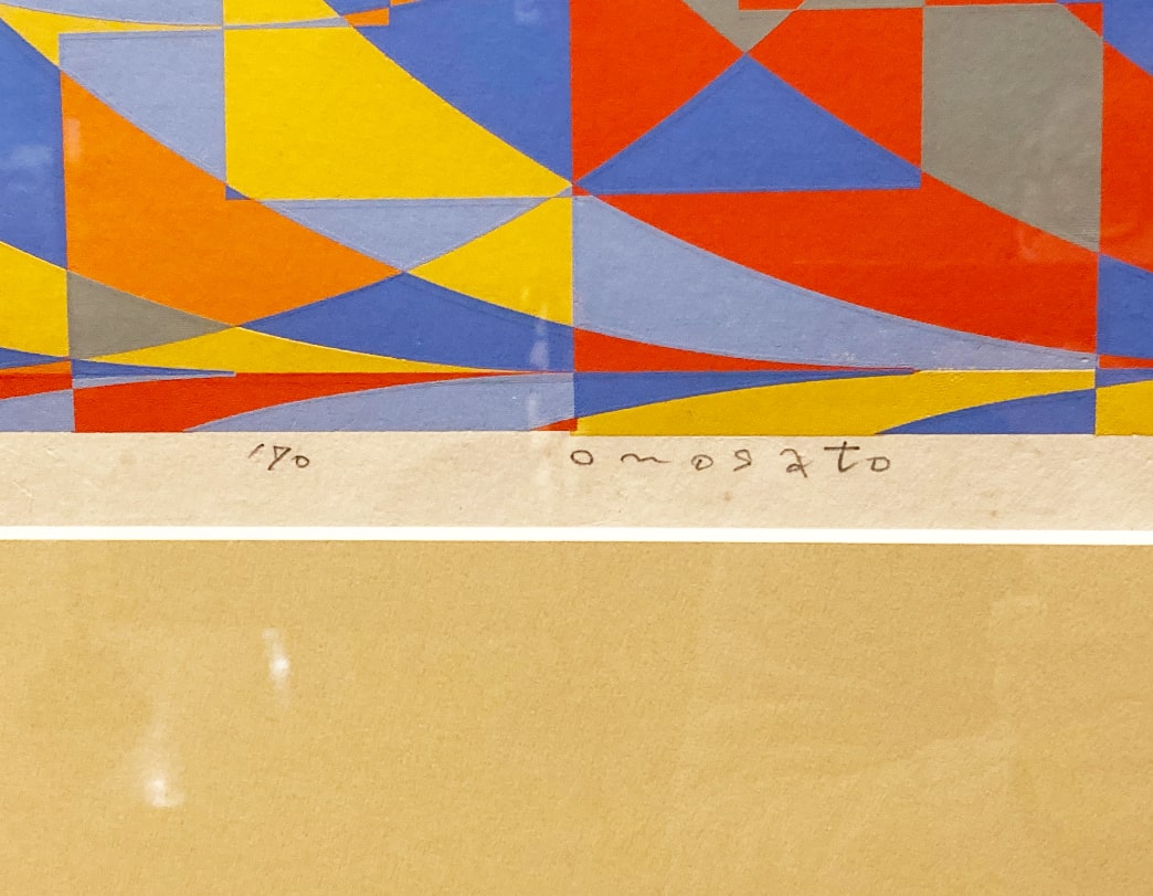 TOSHINOBU ONOSATO / Silkscreen / Silk-30 black frame