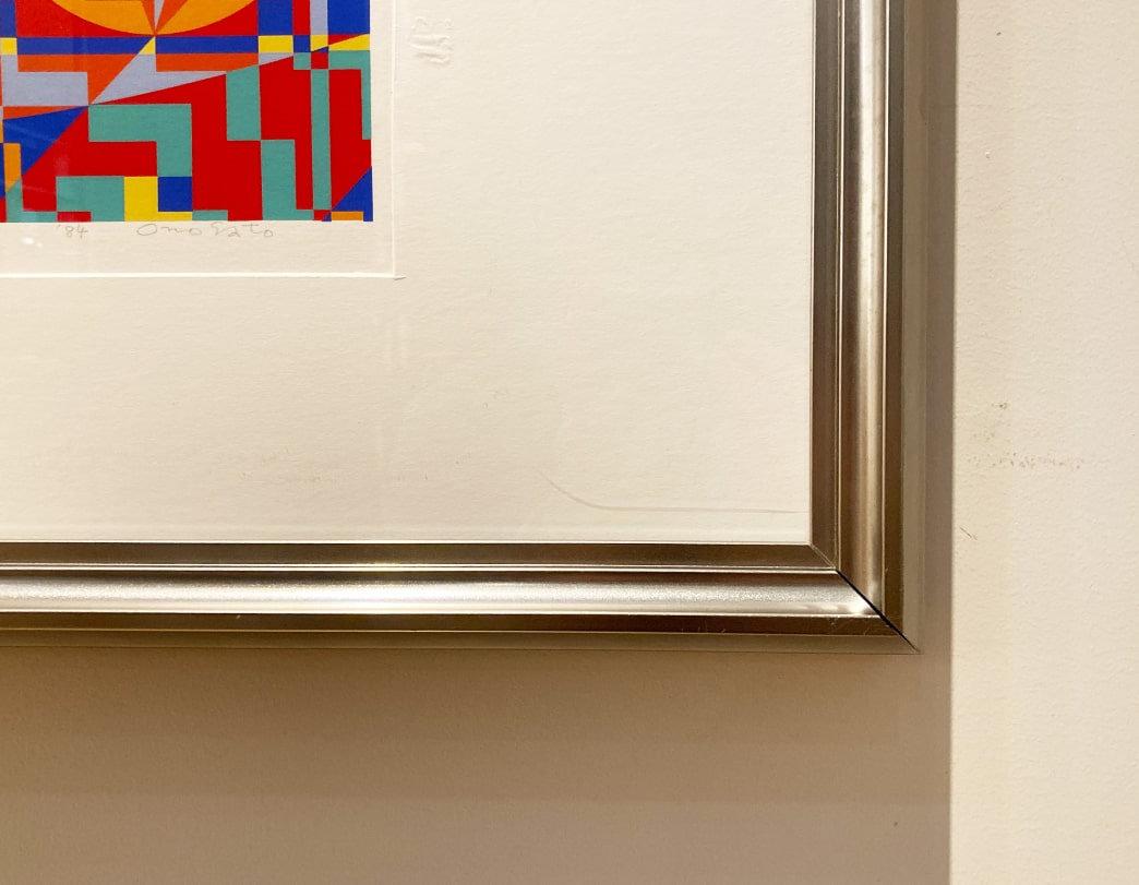 TOSHINOBU ONOSATO / Silkscreen / A.S.-17 silver frame