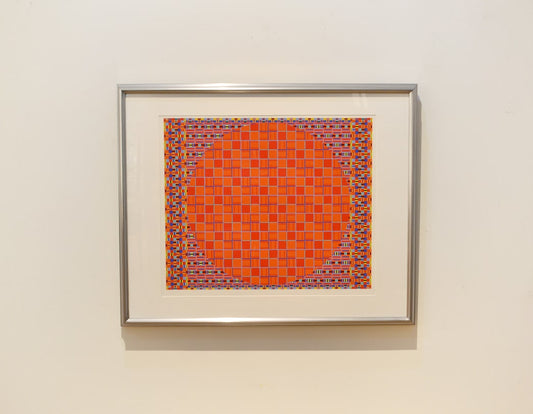 TOSHINOBU ONOSATO / Silk screen / Silk-100 silver frame