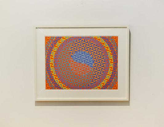 TOSHINOBU ONOSATO / Silk screen / Silk-38 white frame