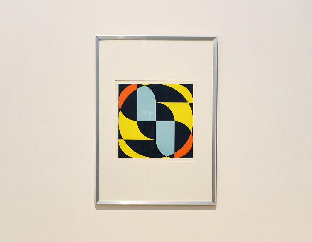 ONOSATO TOSHINOBU / Silkscreen / Silk-98 silver frame
