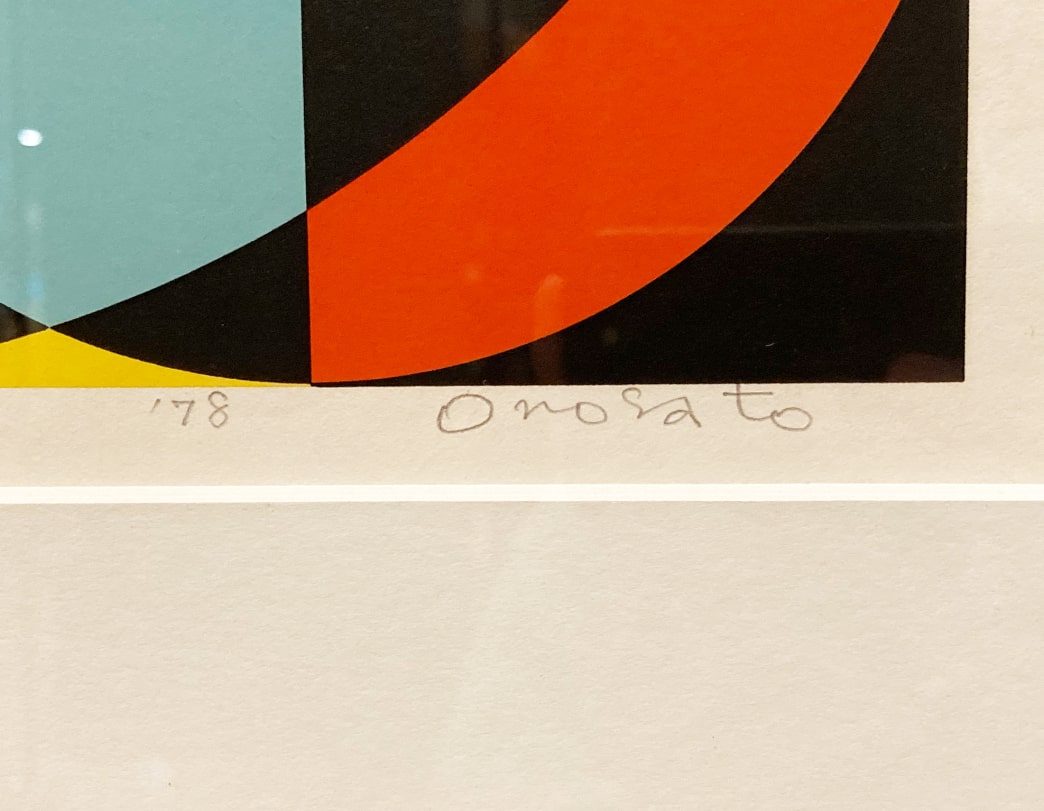 ONOSATO TOSHINOBU / Silkscreen / Silk-98 silver frame