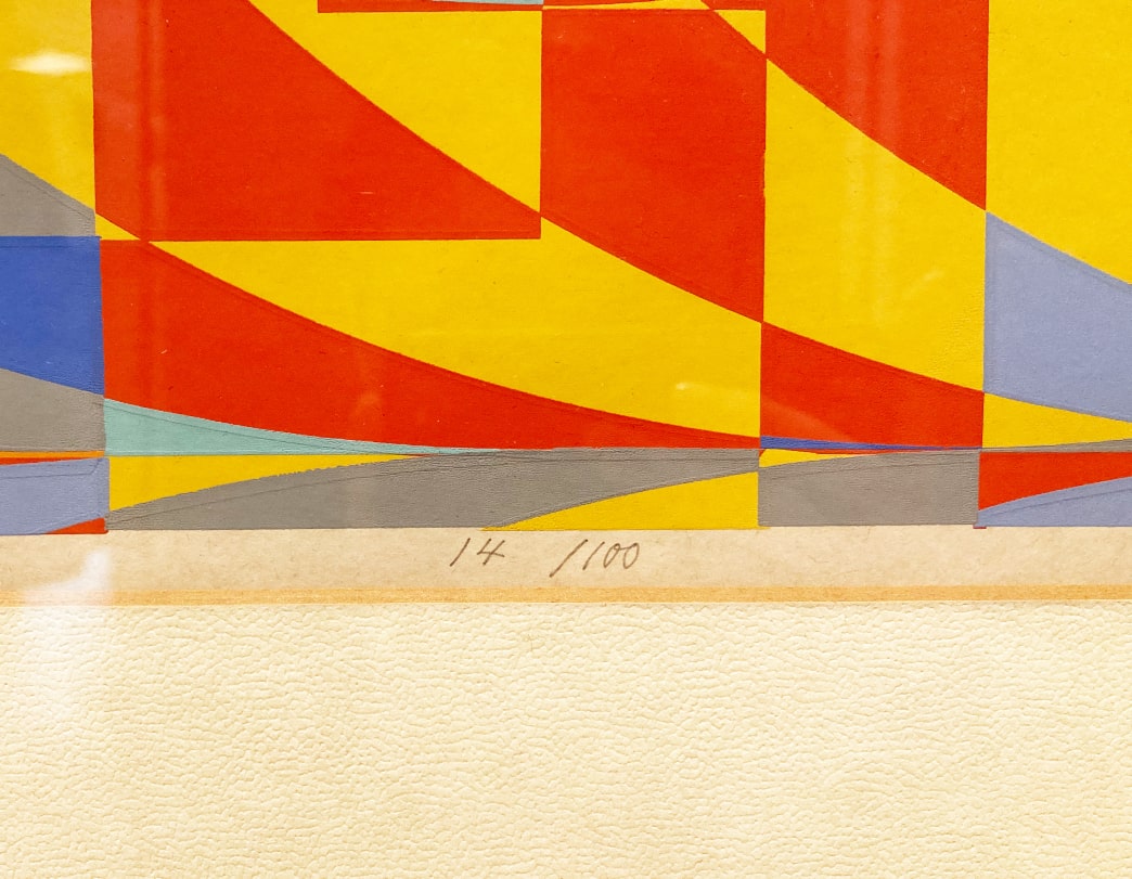 TOSHINOBU ONOSATO / Silkscreen / Silk-30 silver frame