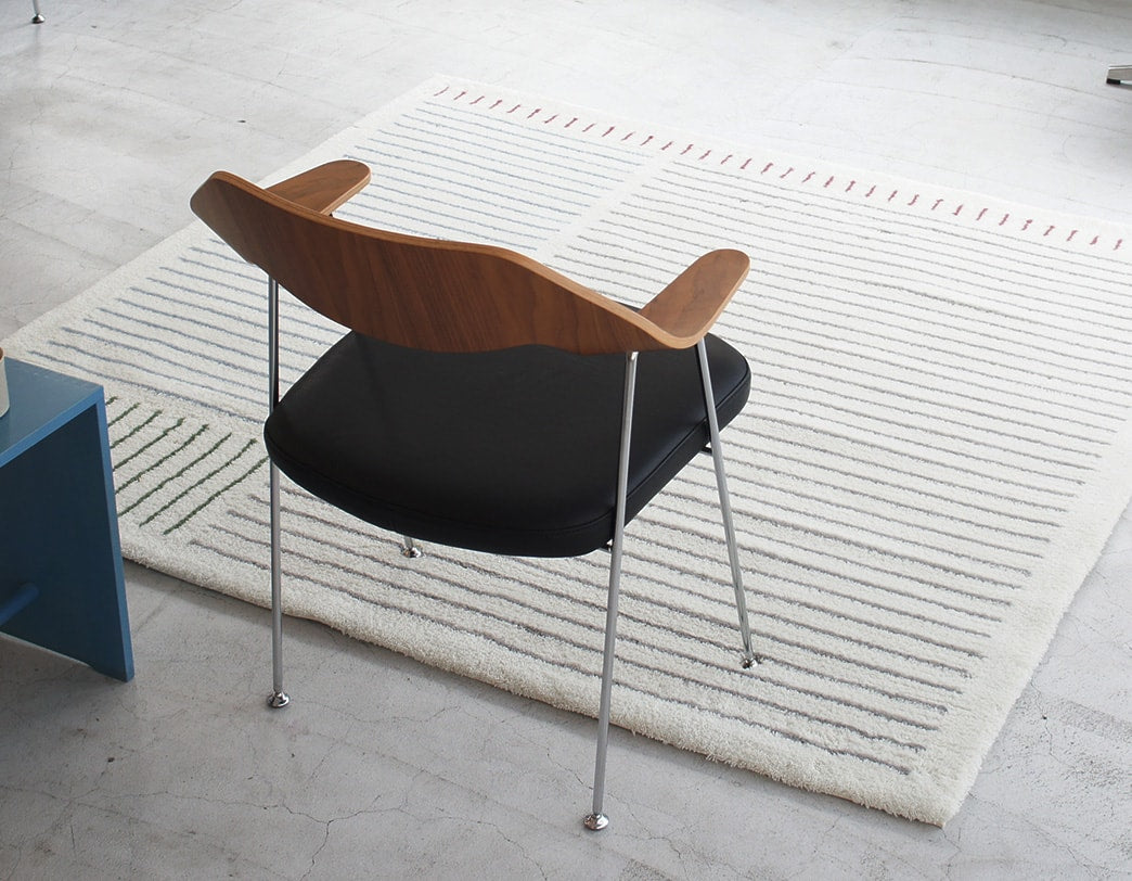 Max Bill / Acrylic Graphic Rug "quiet."