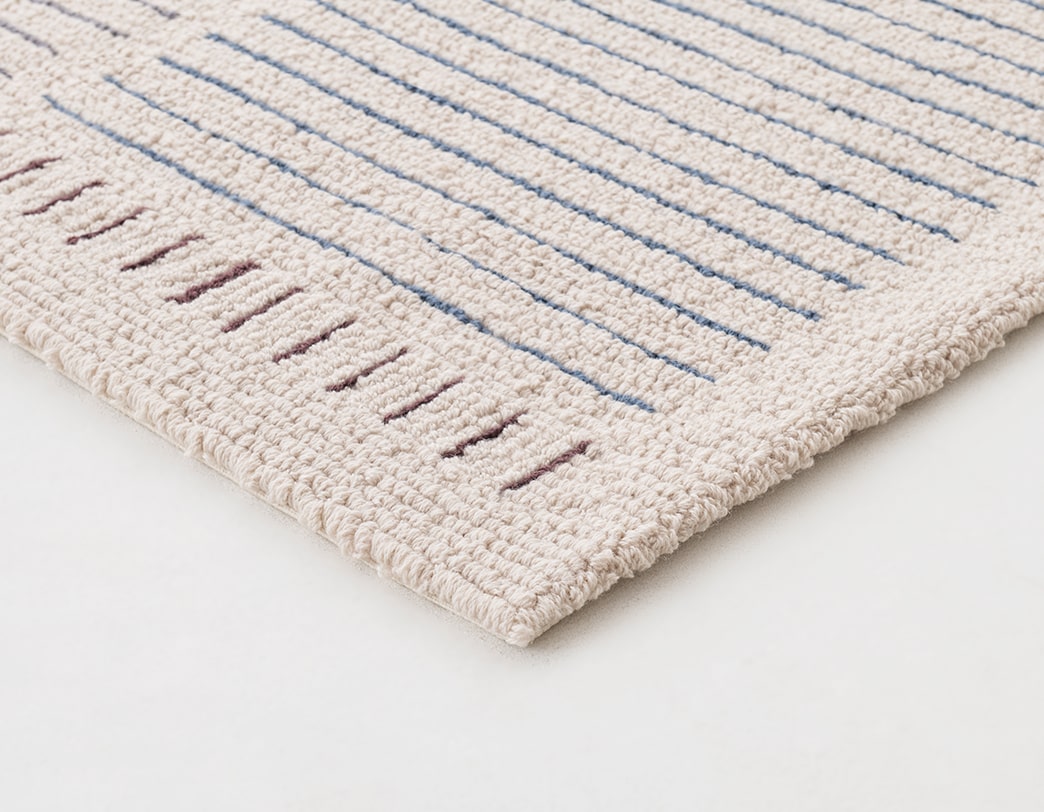Max Bill / Wool Graphic Rug "quiet."