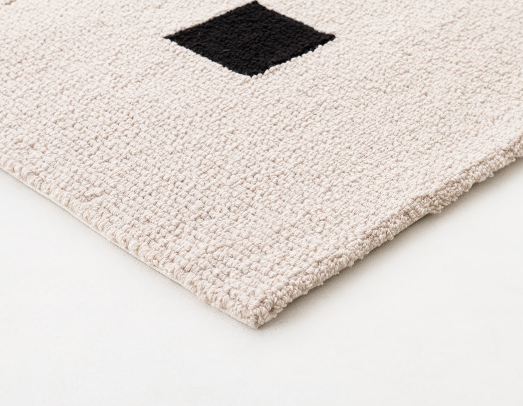Max Bill Wool Rug / colorful accents