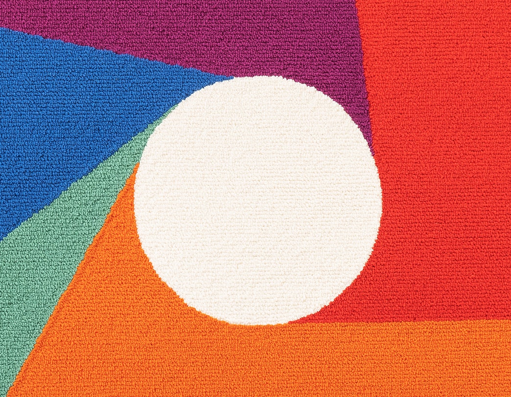 Max Bill / Wool Graphic Rug "color wheel"