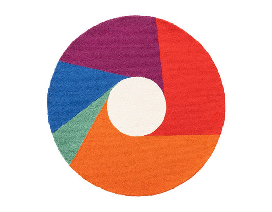 Max Bill / Wool Graphic Rug "color wheel"
