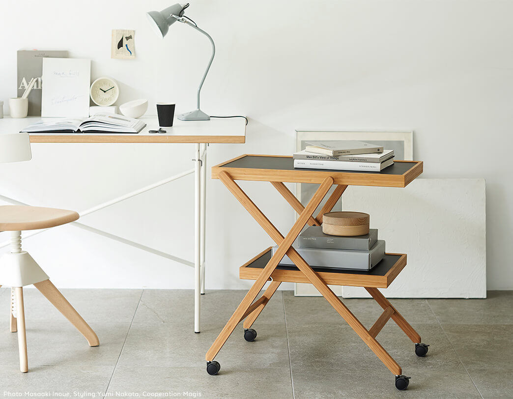 TAITTO - Foldable bamboo trolley