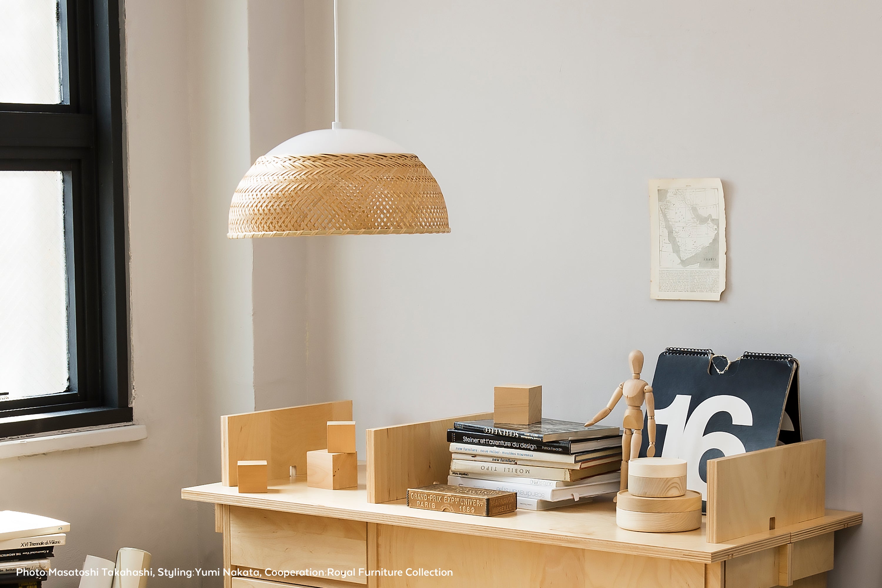 SK pedndant lamp designed by Shosaku Kondo