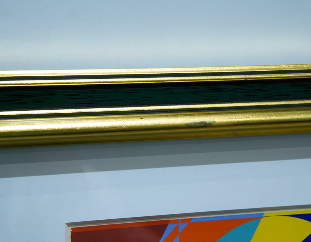 TOSHINOBU ONOSATO / Silk screen / Silk-81 gold frame