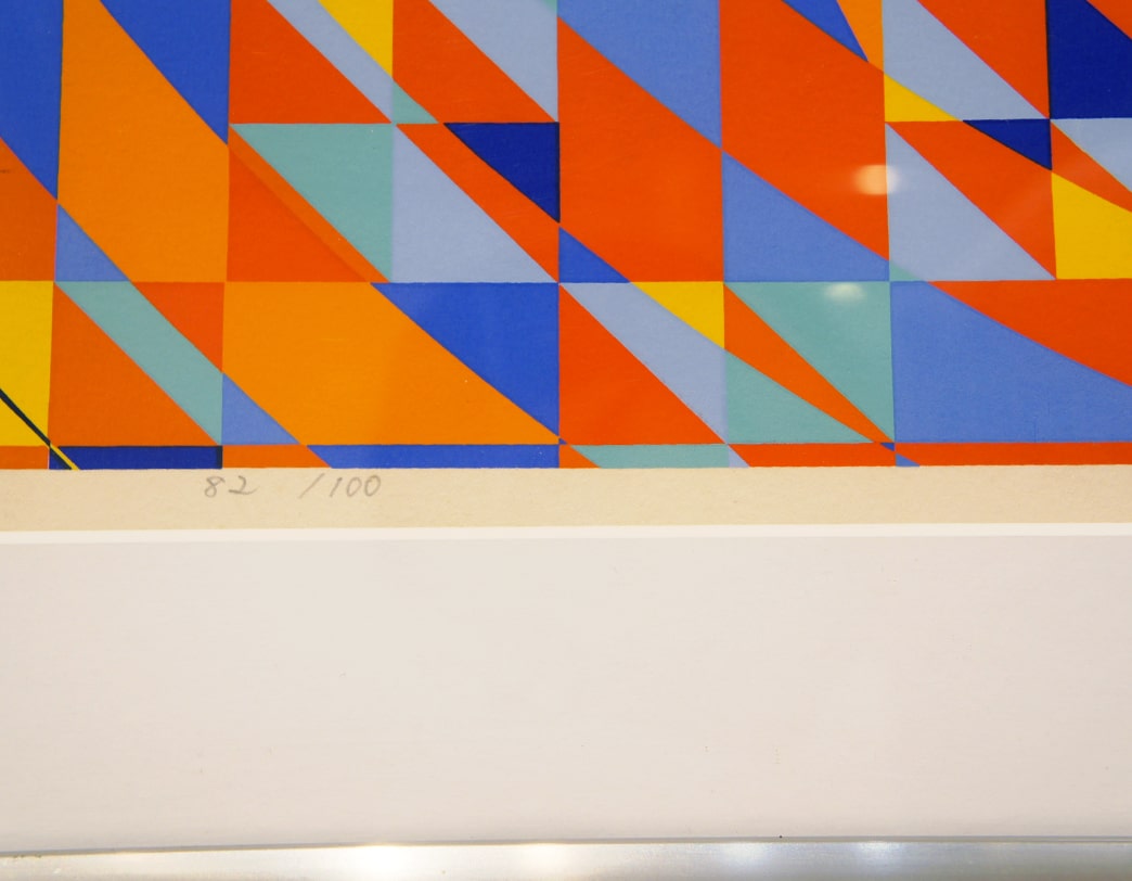 TOSHINOBU ONOSATO / Silk screen / Silk-73 silver frame