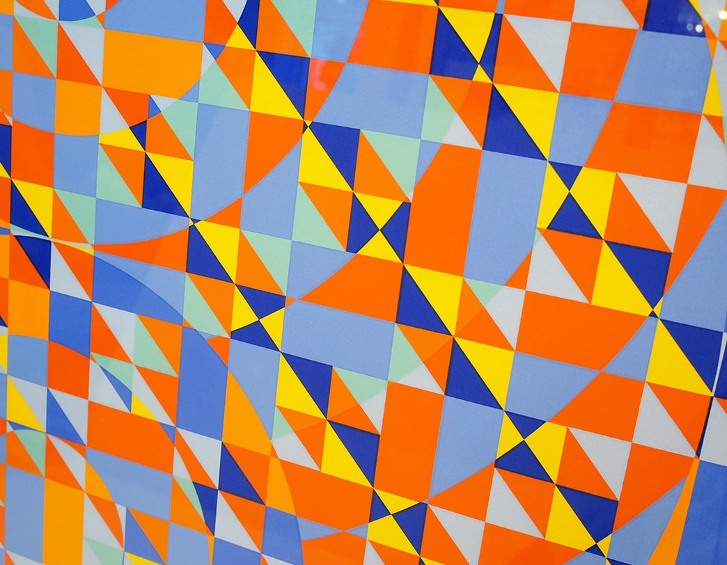 TOSHINOBU ONOSATO / Silk screen / Silk-73 silver frame
