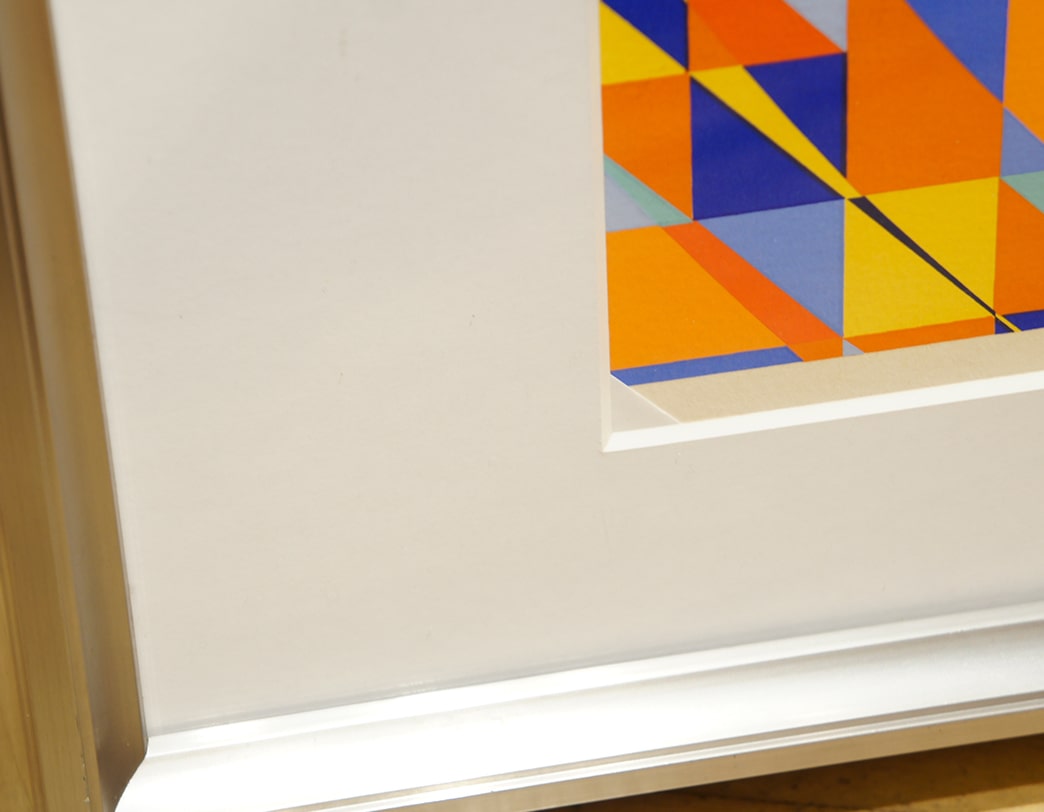 TOSHINOBU ONOSATO / Silk screen / Silk-73 silver frame