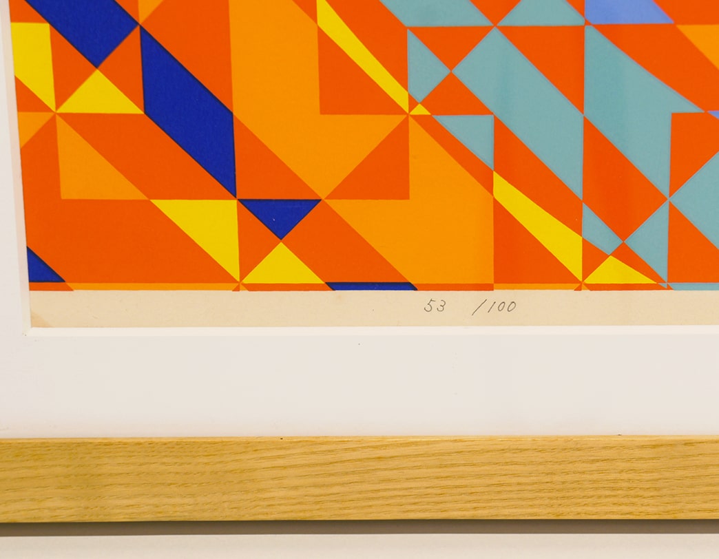 TOSHINOBU ONOSATO / Silkscreen / Silk-72 natural frame