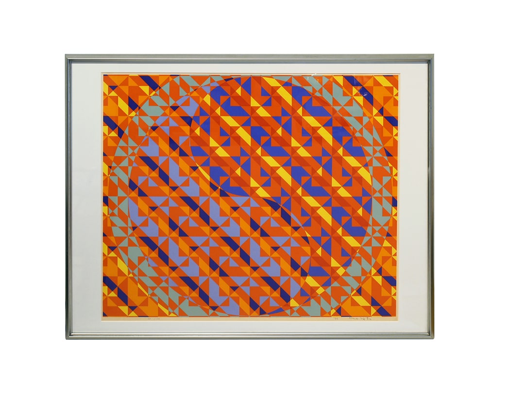 TOSHINOBU ONOSATO / Silkscreen / Silk-72 silver frame