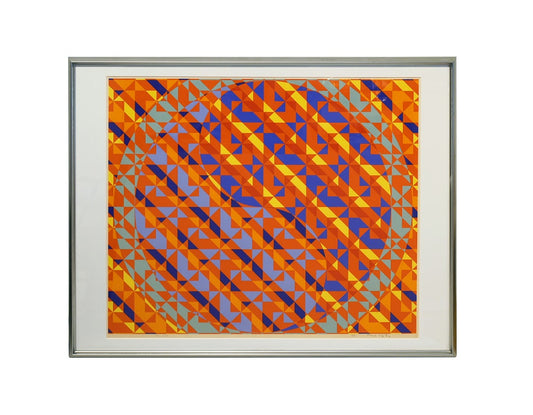 TOSHINOBU ONOSATO / Silk screen / Silk-72 silver frame