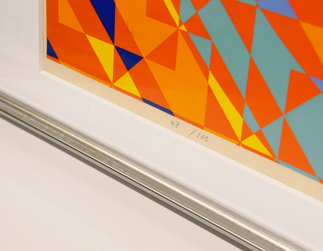 TOSHINOBU ONOSATO / Silkscreen / Silk-72 silver frame