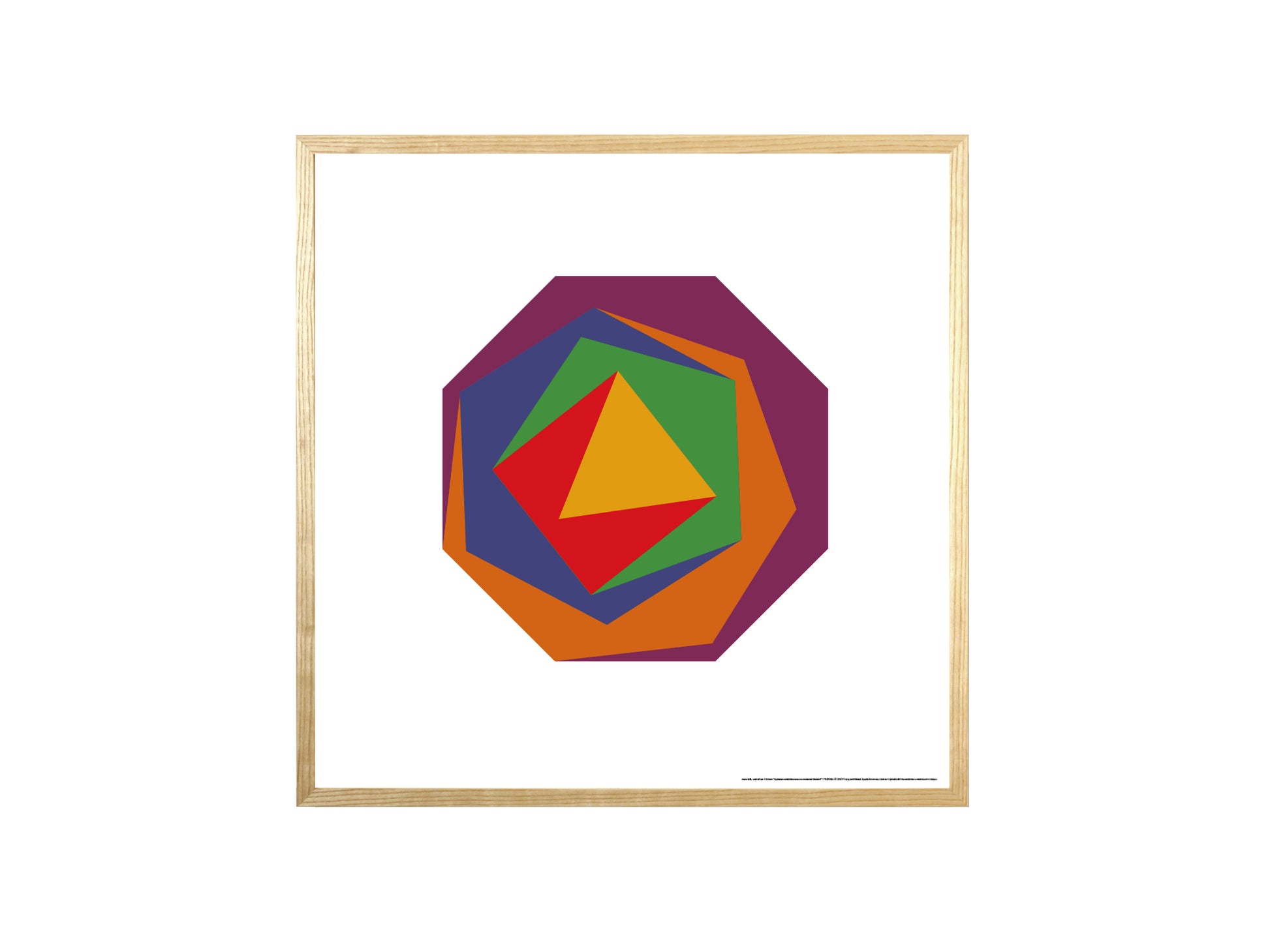 Max Bill / Poster "the variation 1 from fifteen variations on a single theme"