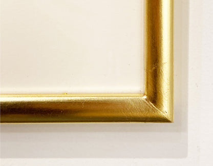 TETSUO MIZU / Lithograph "Beethoven" gold frame