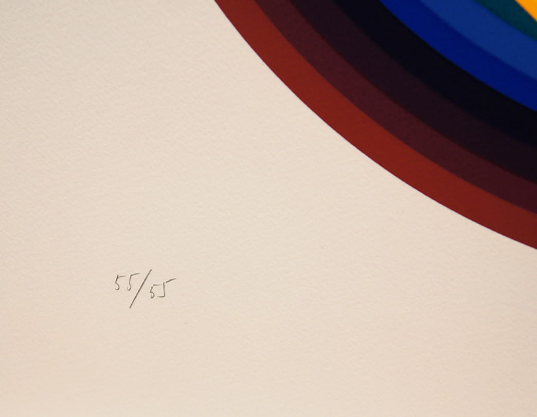 AY-O / Silk screen / Maru no naka no shikaku - Square in a Circle Ⅲ