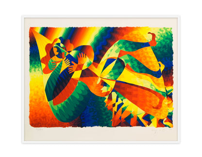 AY-O / Silk screen / A STROKE LOVE A