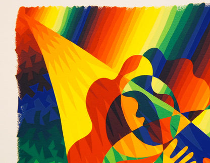 AY-O / Silk screen / A STROKE LOVE A