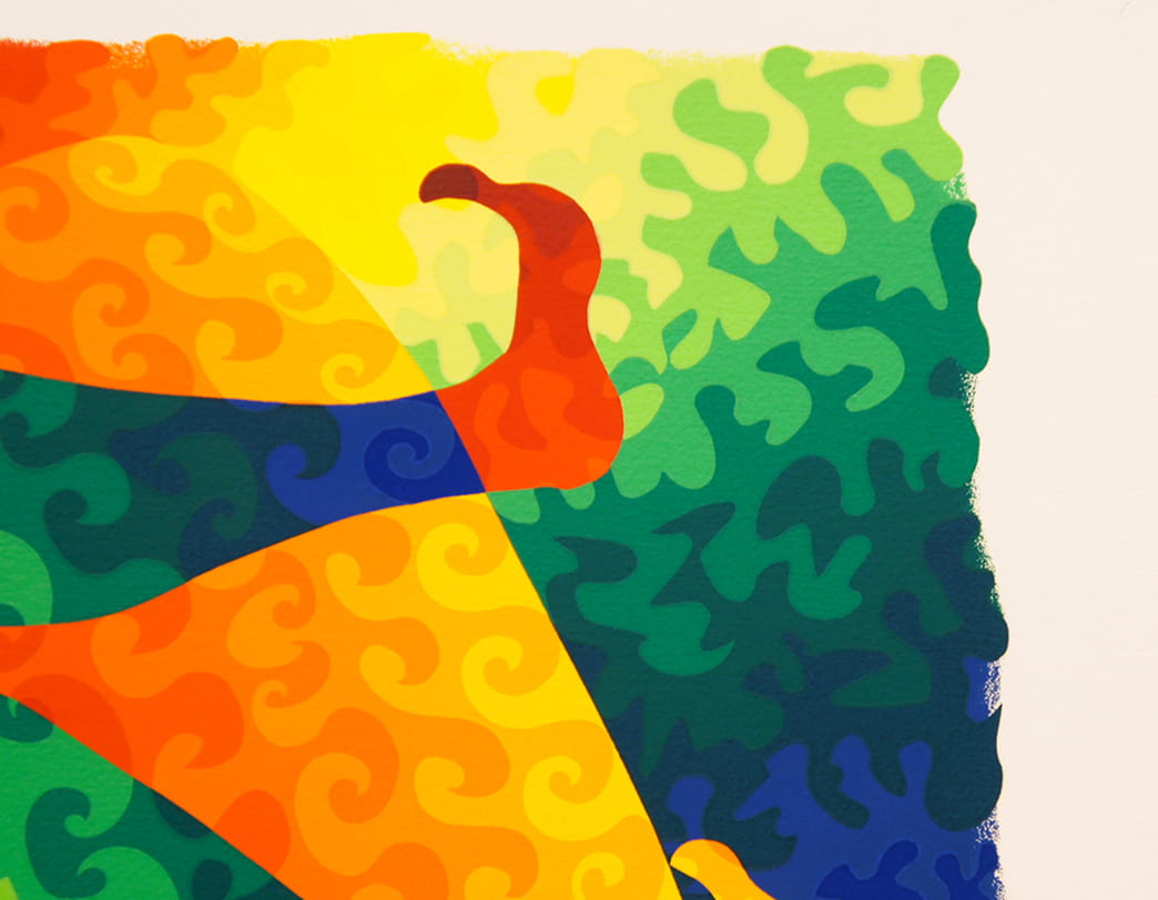 AY-O / Silk screen / A STROKE LOVE A