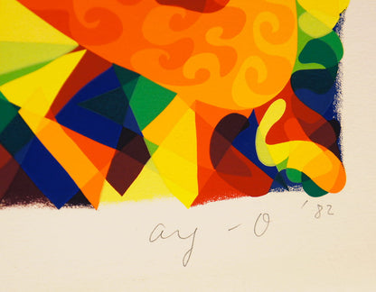 AY-O / Silk screen / A STROKE LOVE A