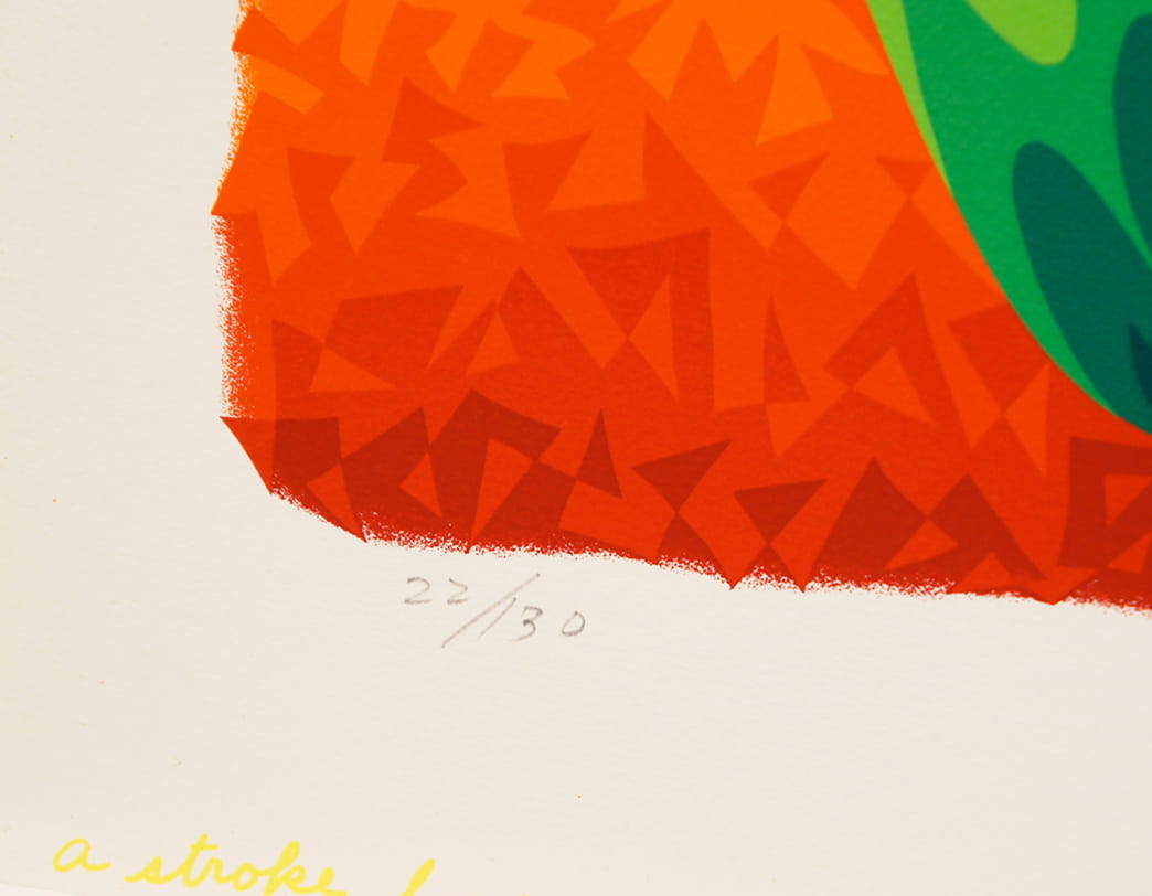 AY-O / Silk screen / A STROKE LOVE A