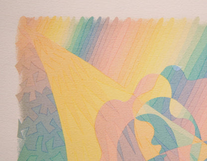 AY-O / Silk screen / A STROKE LOVE B