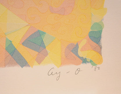 AY-O / Silk screen / A STROKE LOVE B