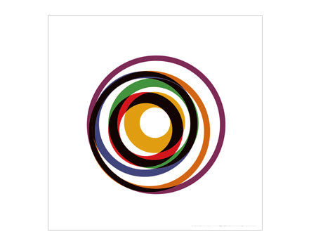 Max Bill / Poster "the variation 12 from fifteen variations on a single theme"