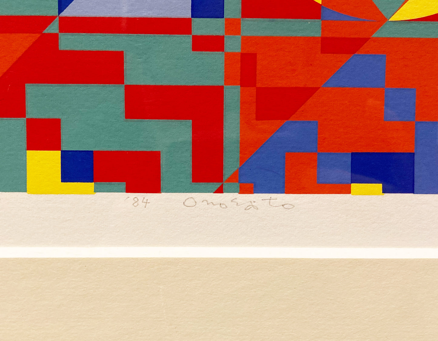 TOSHINOBU ONOSATO / Silkscreen / F8 natural
