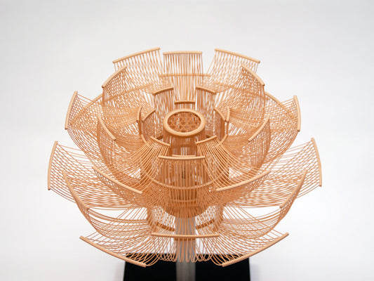 Toshiyuki Tani / HOKORE / Bamboo light stand