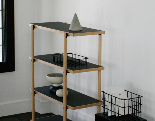 Kenji Ito / LOG / 3-Tier Beech Wood Shelf