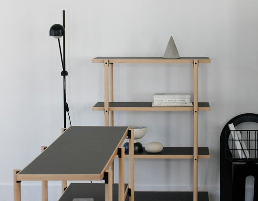 Kenji Ito / LOG / 4-Tier Beech Wood Shelf