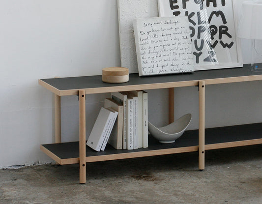 Kenji Ito / LOG / 2-Tier Beech Wood Shelf