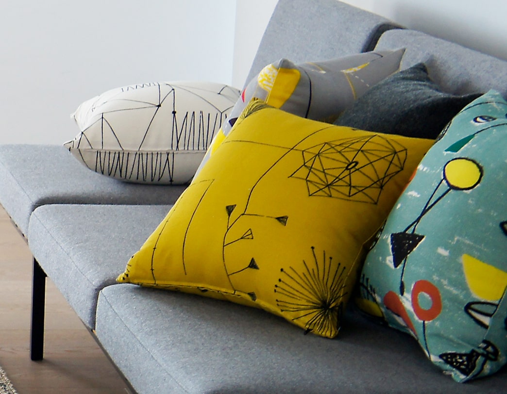 Lucienne Day / Fabric Collection Cushion Cover / Dandelion Clocks