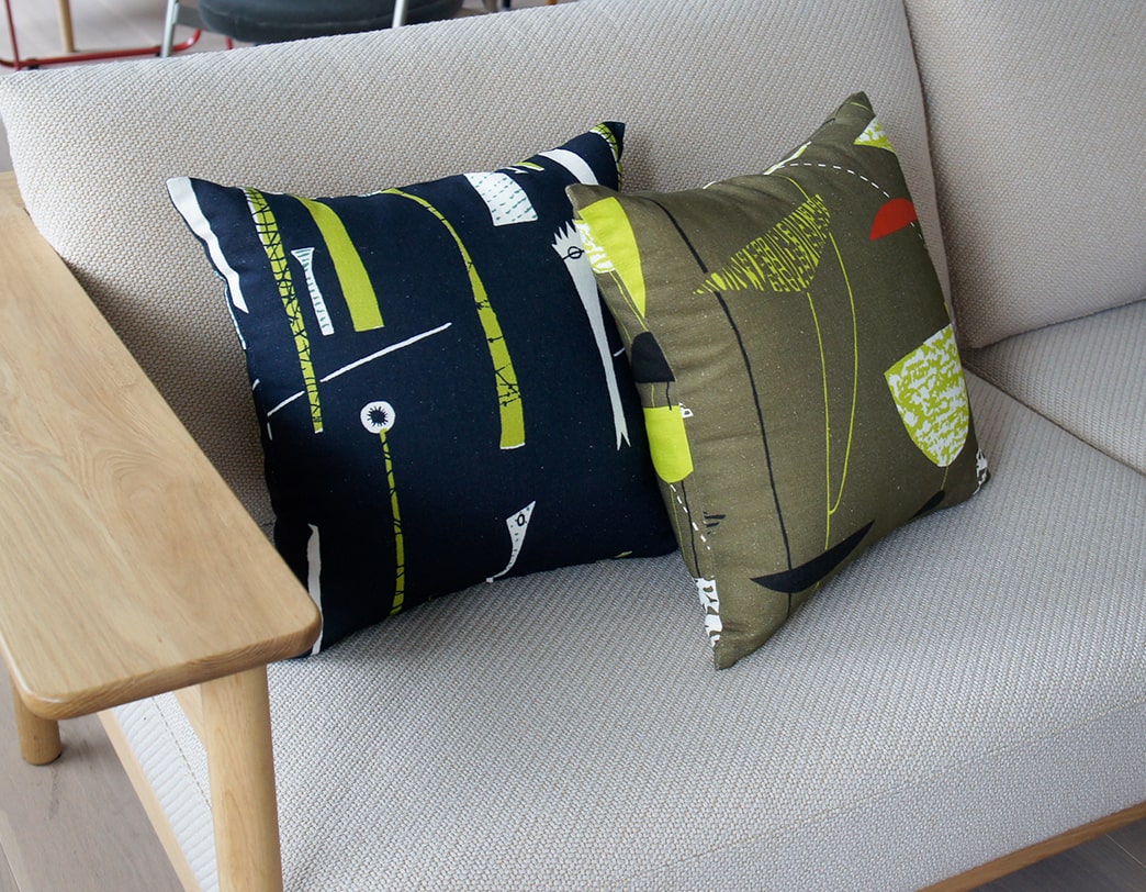 Lucienne Day / Fabric Collection Cushion Cover / Spectators