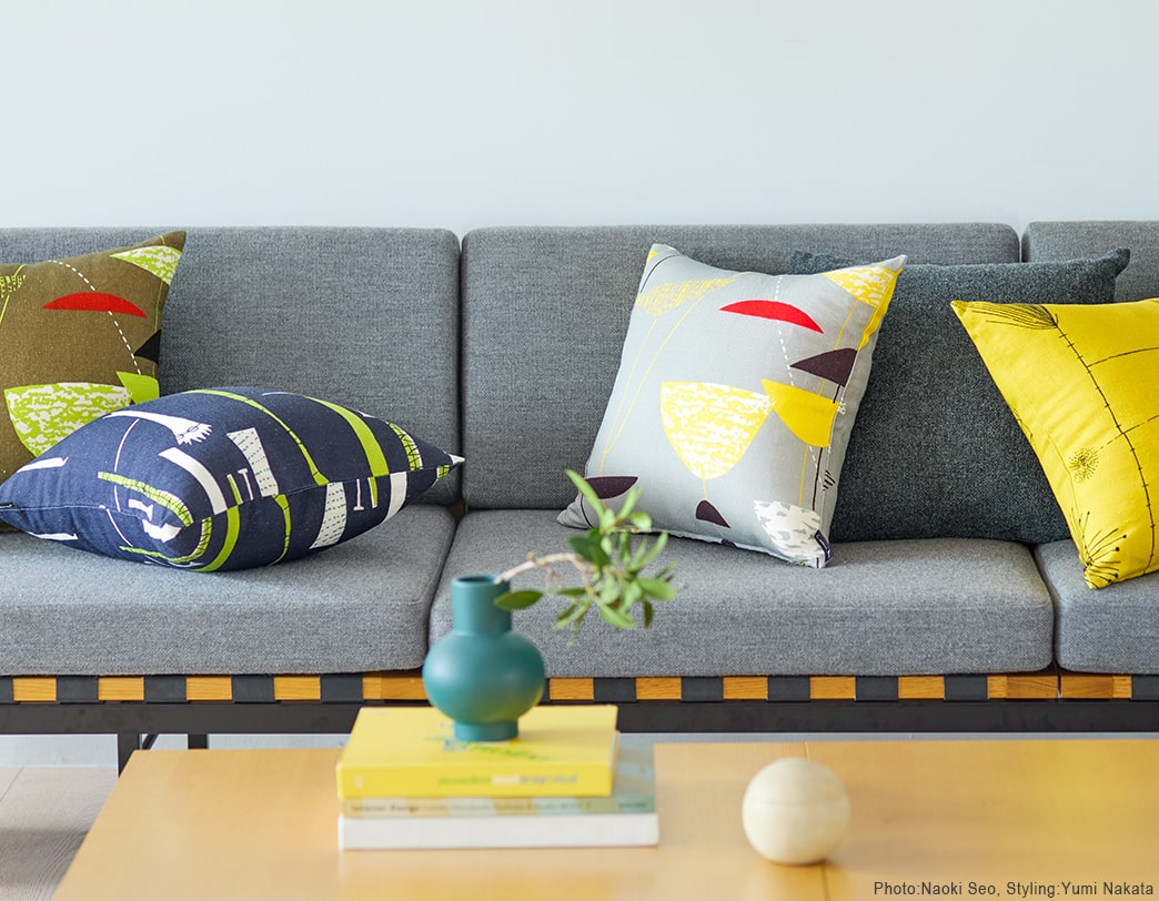Lucienne Day / Fabric Collection Cushion Cover / Dandelion Clocks