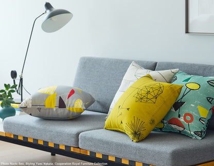 Lucienne Day / Fabric Collection Cushion Covers / Spectators