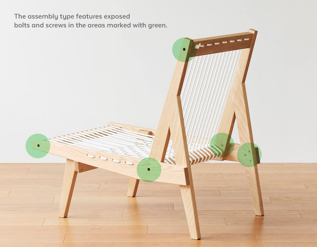 Riki Watanabe / Himoisu - Rope Chair / Assembly Model