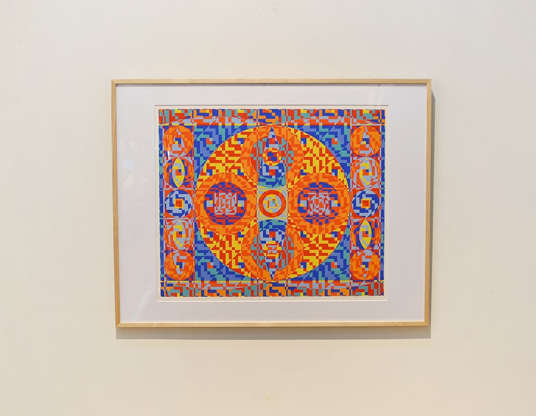 TOSHINOBU ONOSATO / Silkscreen / A.S.-17 natural frame